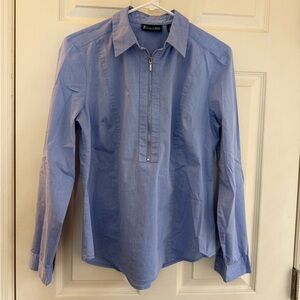 New York & Company Blue Button Down Shirt